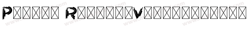 Poller RegularVersio字体转换
